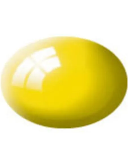 Peinture Acrylique Aqua Jaune Brillant - 18ml 12 - Revell 36112
