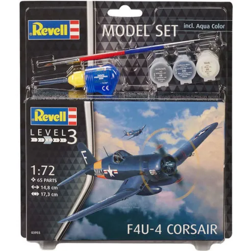 Maquette avion : Model Set : F4U-4 Corsair - Revell 63955