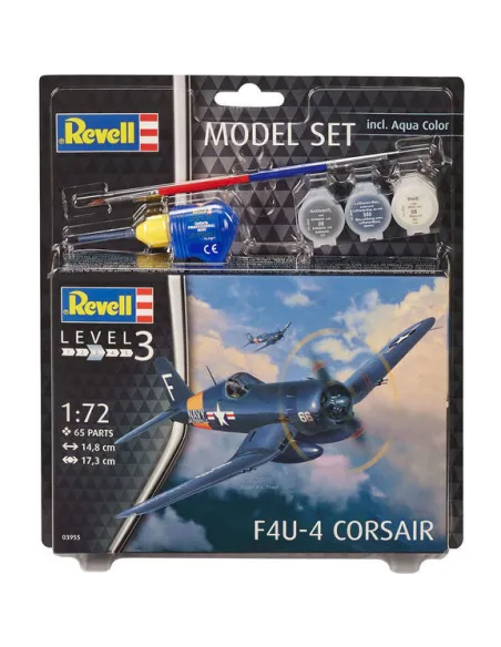 Maquette avion : Model Set : F4U-4 Corsair - Revell 63955