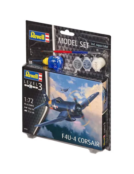 Maquette avion : Model Set : F4U-4 Corsair - Revell 63955