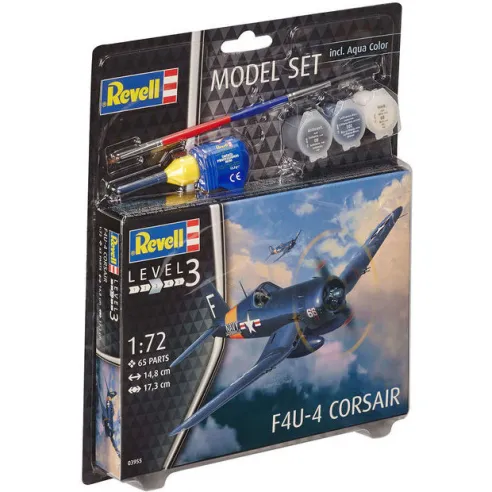 Maquette avion : Model Set : F4U-4 Corsair - Revell 63955
