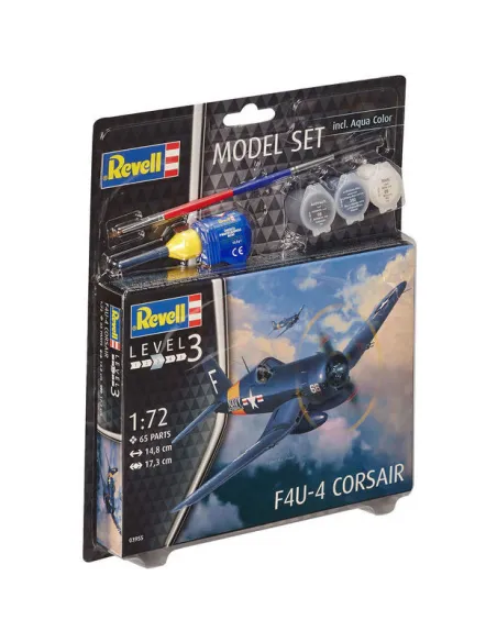 Maquette avion : Model Set : F4U-4 Corsair - Revell 63955