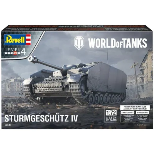 Maquette char : World of Tanks : Sturmgeschütz Iv - Revell 3502