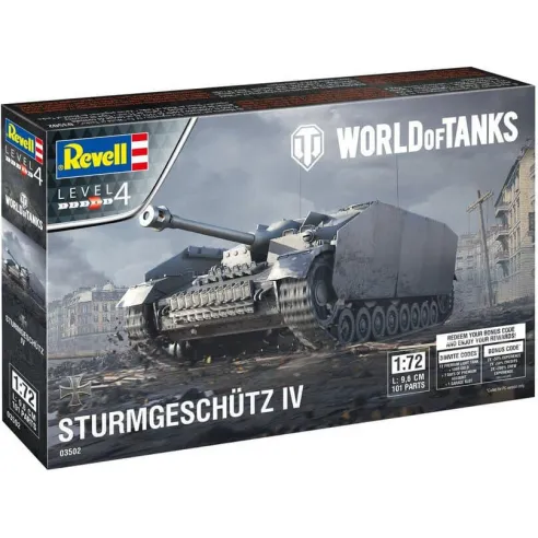 Maquette char : World of Tanks : Sturmgeschütz Iv - Revell 3502