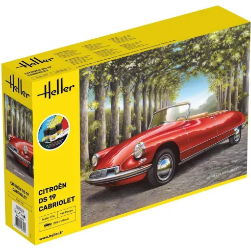 Citroen Ds 19 Cabriolet 1:16 - Starter Kit - Heller 56796