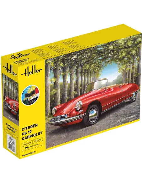 Citroen Ds 19 Cabriolet 1:16 - Starter Kit - Heller 56796