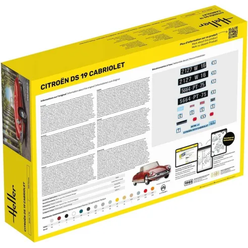 Citroen Ds 19 Cabriolet 1:16 - Starter Kit - Heller 56796