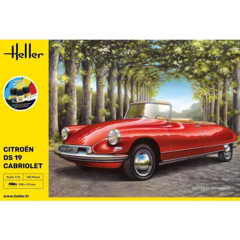 Citroen Ds 19 Cabriolet 1:16 - Starter Kit - Heller 56796