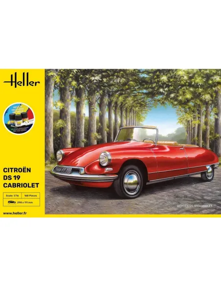 Citroen Ds 19 Cabriolet 1:16 - Starter Kit - Heller 56796