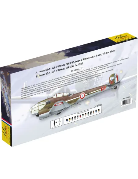 Maquette avion Potez 63-11 A3, No.156/709 " Museum 1:72 - Heller 80313