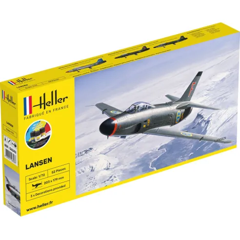 Maquette avion Lansen 1:72 - Starter Kit - Heller 56343