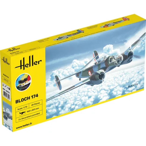 Maquette avion Bloch 174 1:72 - Starter Kit - Heller 56312