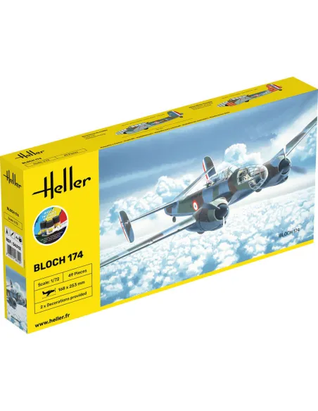 Maquette avion Bloch 174 1:72 - Starter Kit - Heller 56312
