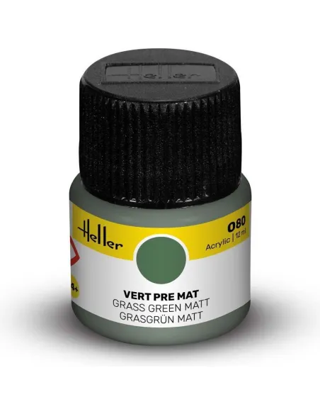 Peinture Acrylique 080 vert pre mat 12ml - Heller 9080