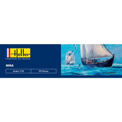 Maquette bateau Nina 1:76 - Heller 80815