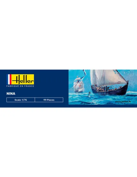 Maquette bateau Nina 1:76 - Heller 80815