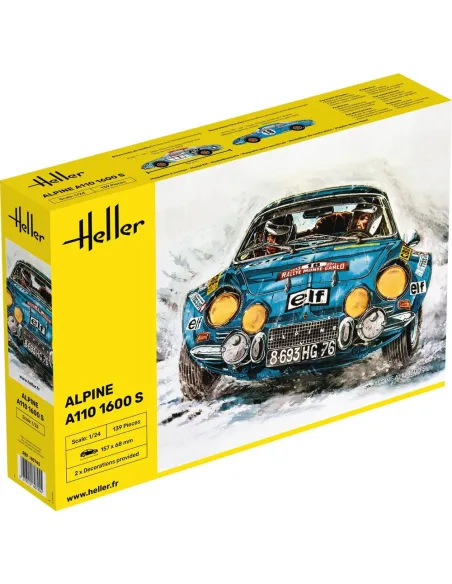 Maquette voiture Alpine A110 1:24 - Heller 80745