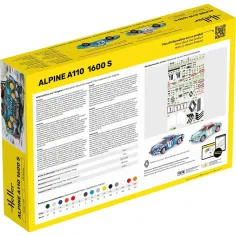 Maquette voiture Alpine A110 1:24 - Heller 80745 2