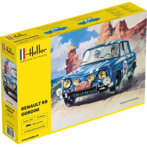 Maquette voiture Renault R8 Gordini 1:24 - Heller 80700