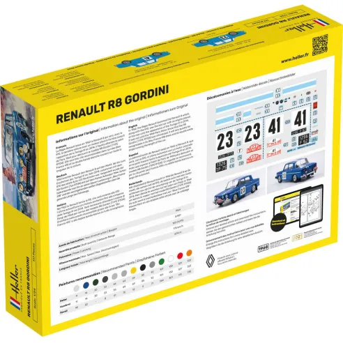 Maquette voiture Renault R8 Gordini 1:24 - Heller 80700