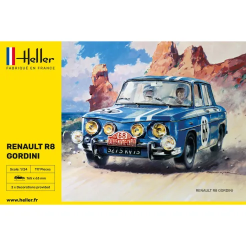 Maquette voiture Renault R8 Gordini 1:24 - Heller 80700