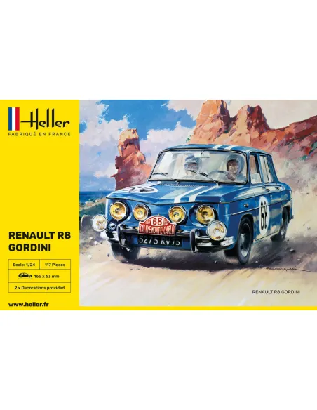 Maquette voiture Renault R8 Gordini 1:24 - Heller 80700