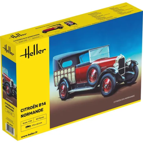 Maquette voiture Citroen B14 Normande 1:24 - Heller 80729