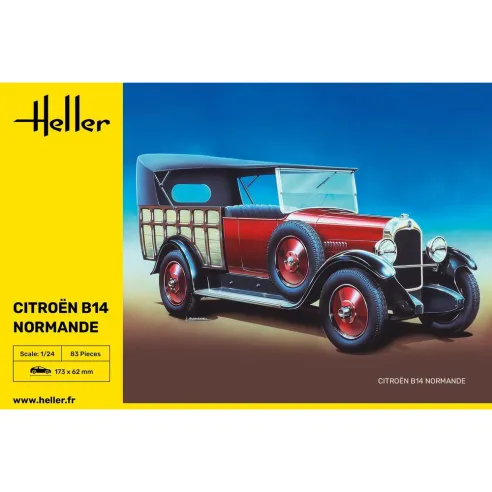 Maquette voiture Citroen B14 Normande 1:24 - Heller 80729