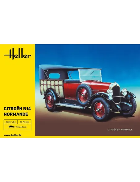 Maquette voiture Citroen B14 Normande 1:24 - Heller 80729