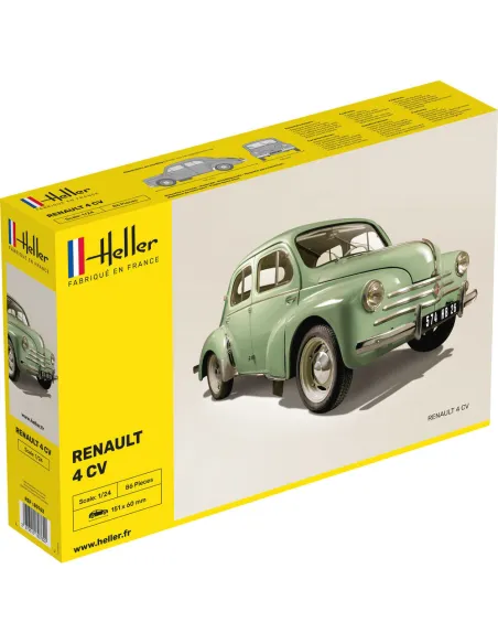 Maquette voiture Renault 4 Cv 1:24 - Heller 80762