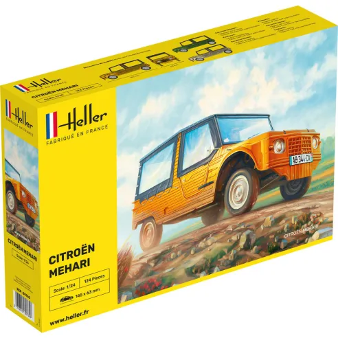 Maquette voiture Citroen Mehari - Version 1 1:24 - Heller 80760