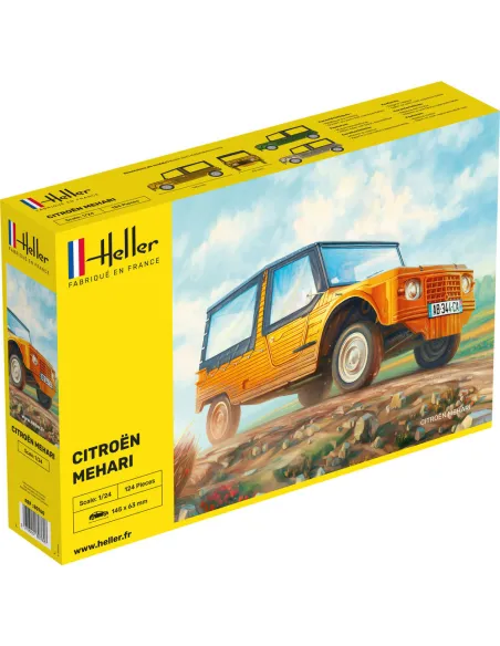 Maquette voiture Citroen Mehari - Version 1 1:24 - Heller 80760