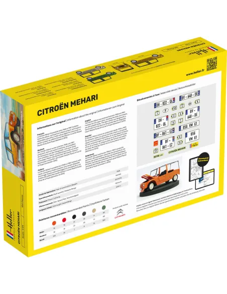 Maquette voiture Citroen Mehari - Version 1 1:24 - Heller 80760