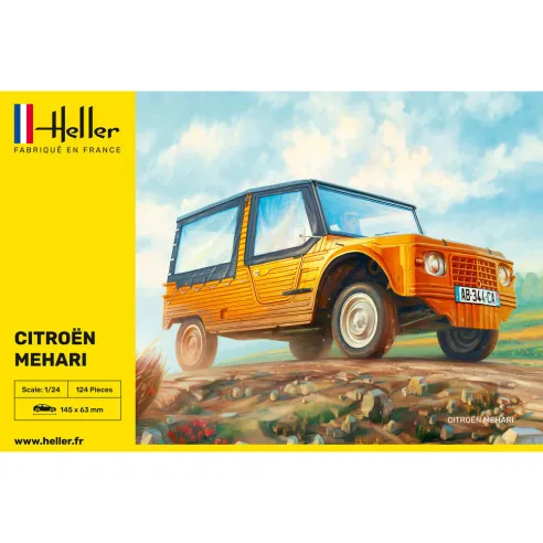 Maquette voiture Citroen Mehari - Version 1 1:24 - Heller 80760