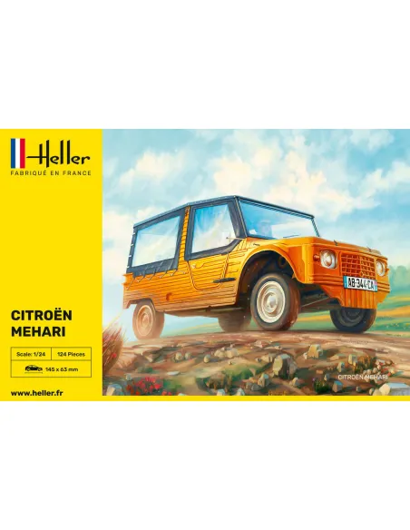 Maquette voiture Citroen Mehari - Version 1 1:24 - Heller 80760