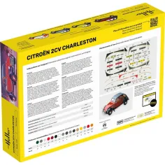 Maquette voiture Citroen 2CV Charleston 1:24 - Starter Kit - Heller 56766 2