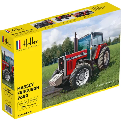 Maquette Tracteur Massey Ferguson 2680 1:24 - Heller 81402