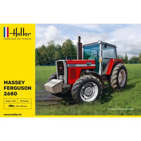 Maquette Tracteur Massey Ferguson 2680 1:24 - Heller 81402