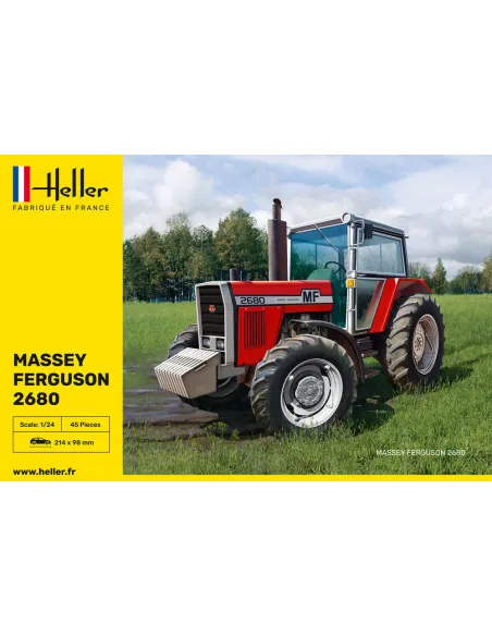 Maquette Tracteur Massey Ferguson 2680 1:24 - Heller 81402