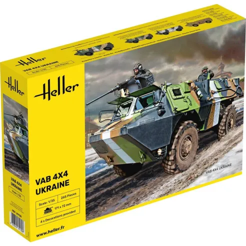 Maquette militaire Vab 4x4 Ukraine 1:35 - Heller 81130