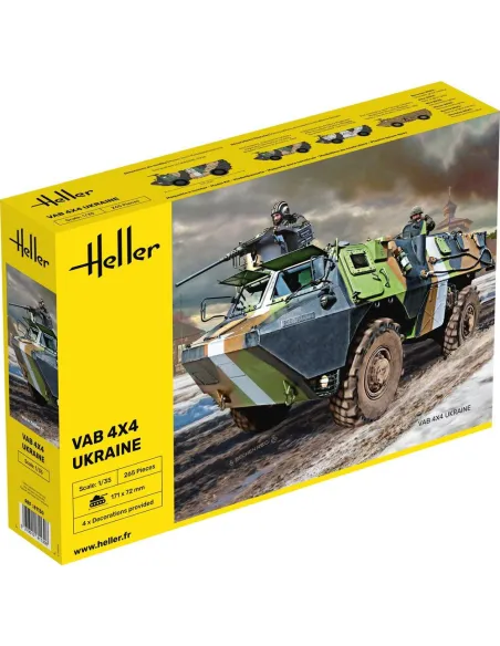 Maquette militaire Vab 4x4 Ukraine 1:35 - Heller 81130