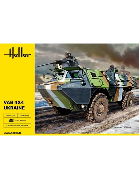 Maquette militaire Vab 4x4 Ukraine 1:35 - Heller 81130