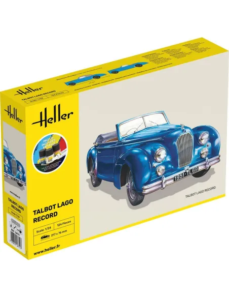 Maquette voiture Talbot Lago Record 1:24 - Starter Kit - Heller 56711
