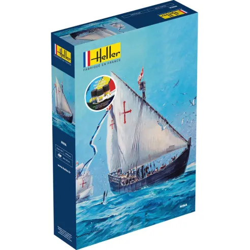 Maquette bateau Nina 1:76 - Starter Kit - Heller 56815