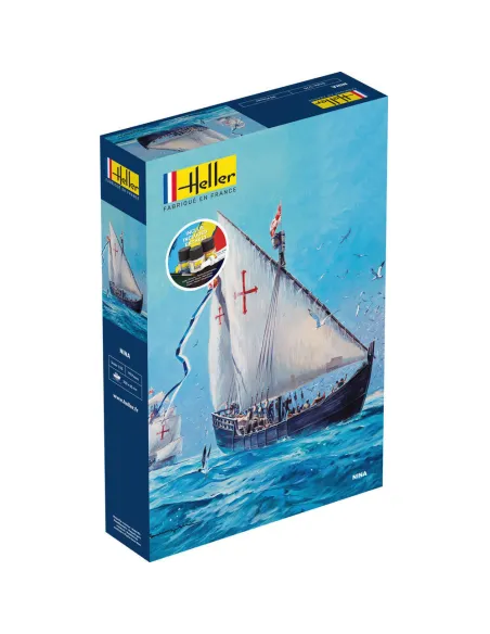 Maquette bateau Nina 1:76 - Starter Kit - Heller 56815