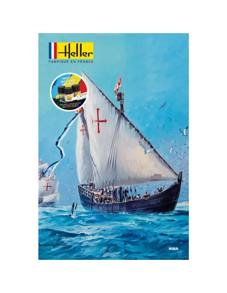 Maquette bateau Nina 1:76 - Starter Kit - Heller 56815