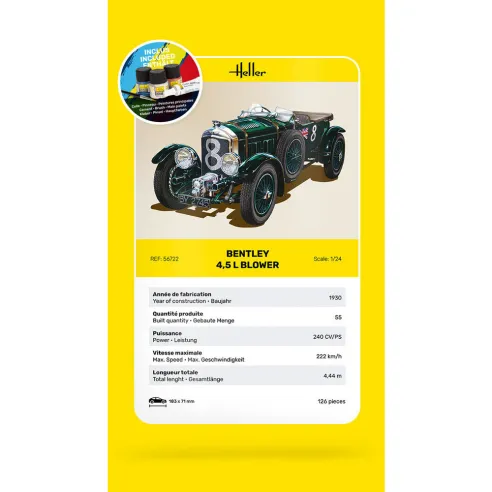 Starter Kit Bentley Blower 1/24 - Heller 56722