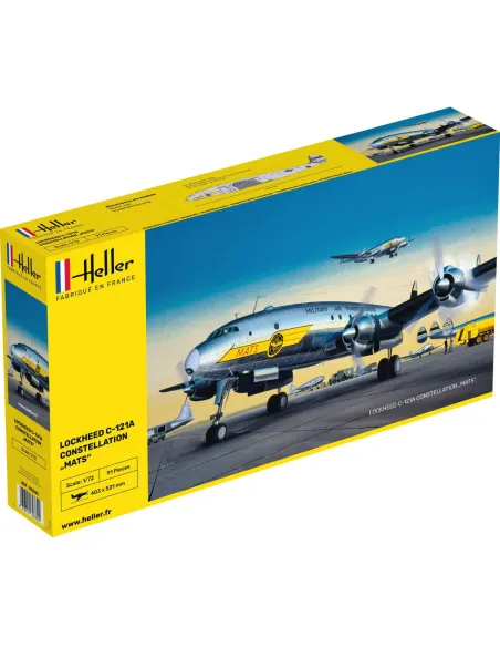 Maquette d'avion 121A constellation "Mats" 1/72 - Heller 80382