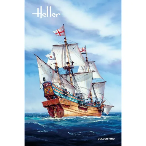 Maquette bateau Golden Hind 1:200 - Heller 80829
