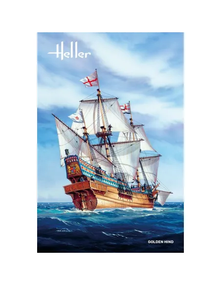 Maquette bateau Golden Hind 1:200 - Heller 80829